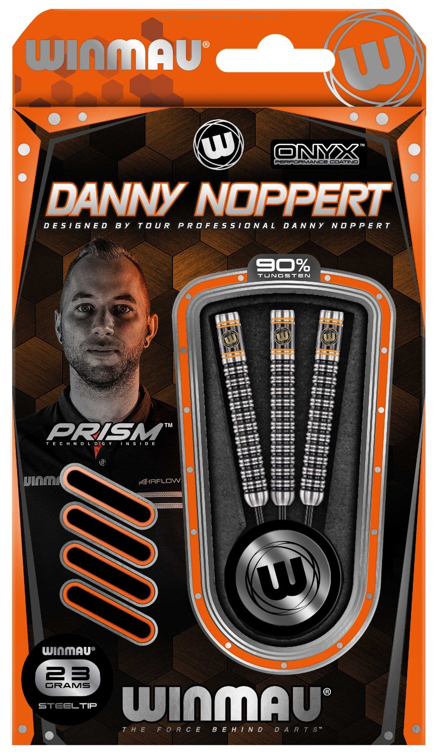 Winmau Danny Noppert - Darts - 25gr 90% NT - Onyx Coating