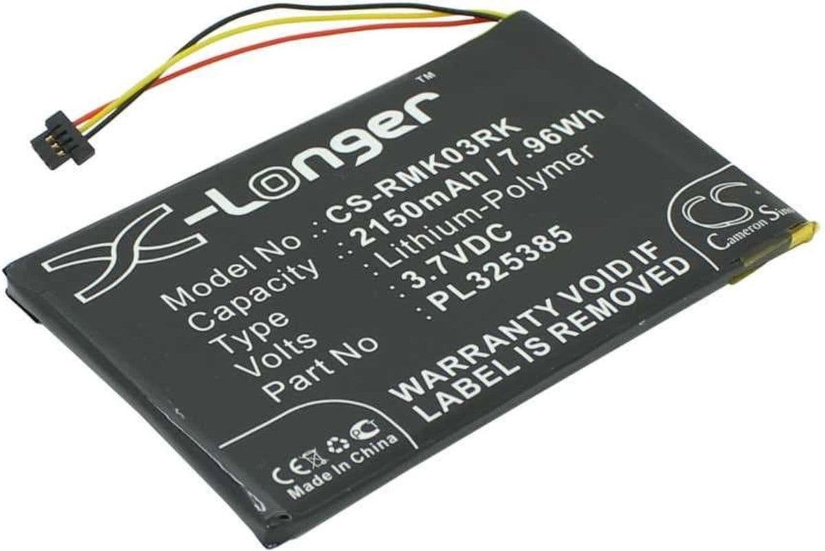 Vervangende batterij LiPoly 3.7V 2150mAh geschikt voor Razer Turret Gaming Lapboard
