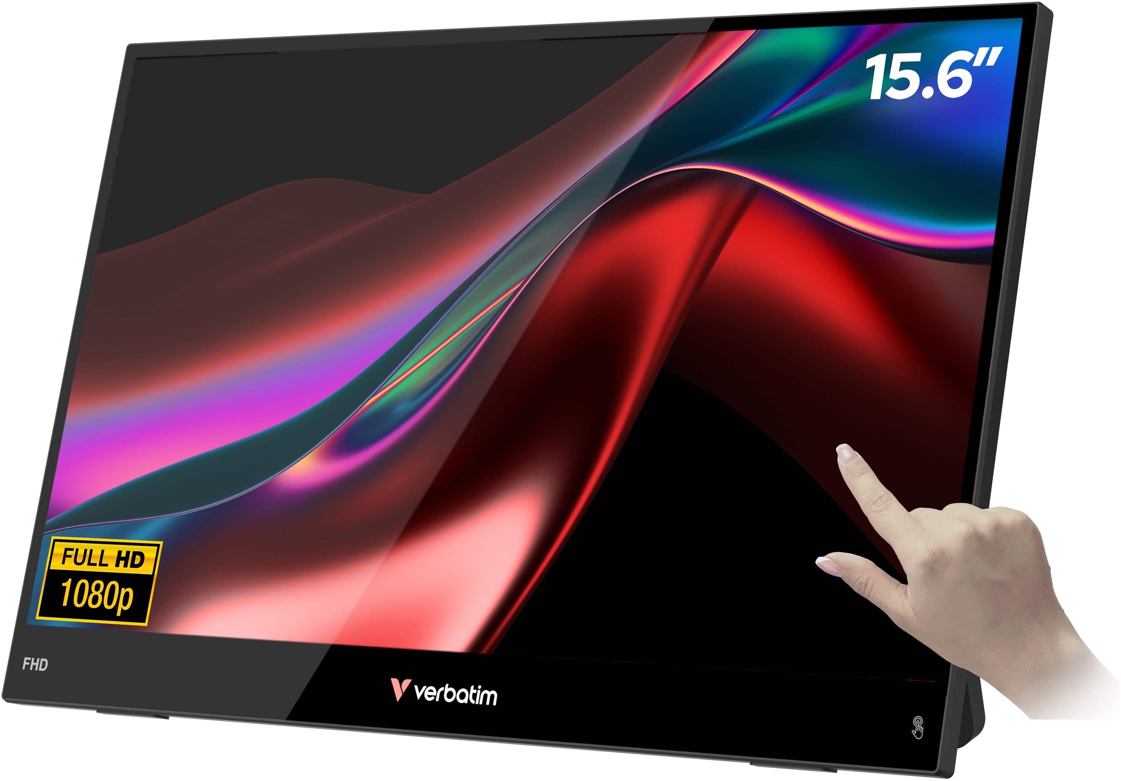 Verbatim 32402 - Draagbare touchscreen monitor - Full HD 15,6" - Zwart