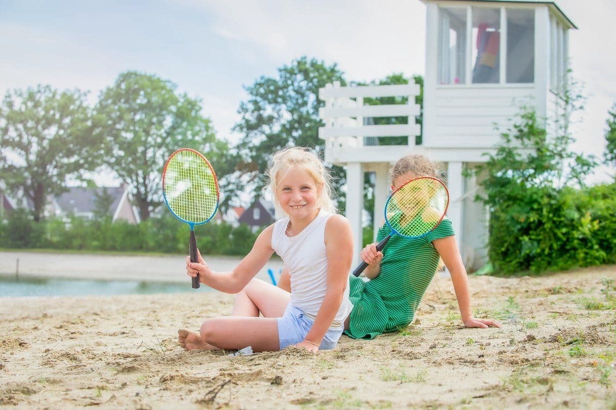 Badmintonset 857007 - Rackets + Shuttle + Bal - Mini