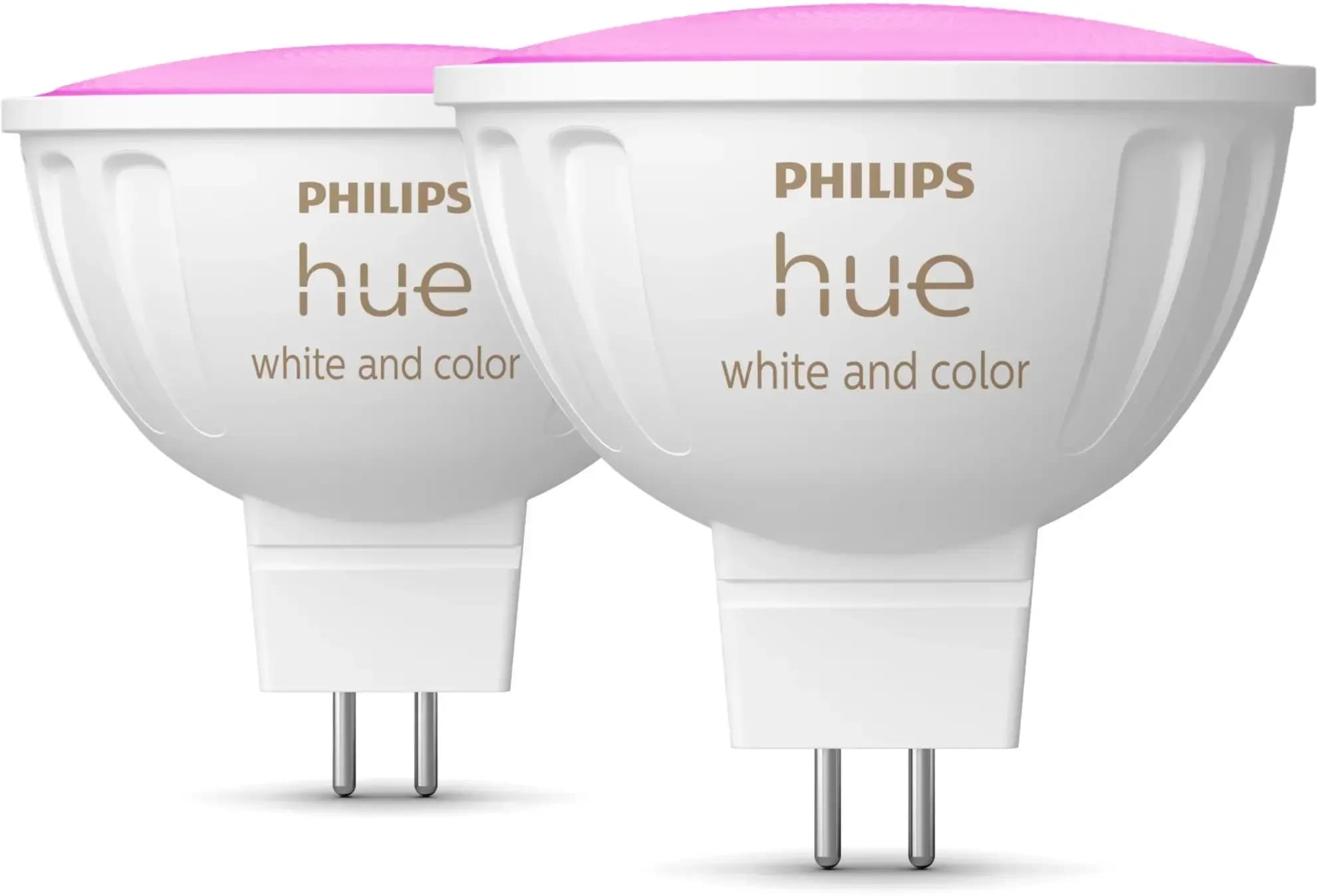 Philips Hue White and Color Ambiance MR16 - slimme spot - 16 miljoen kleuren - (2 stuks)