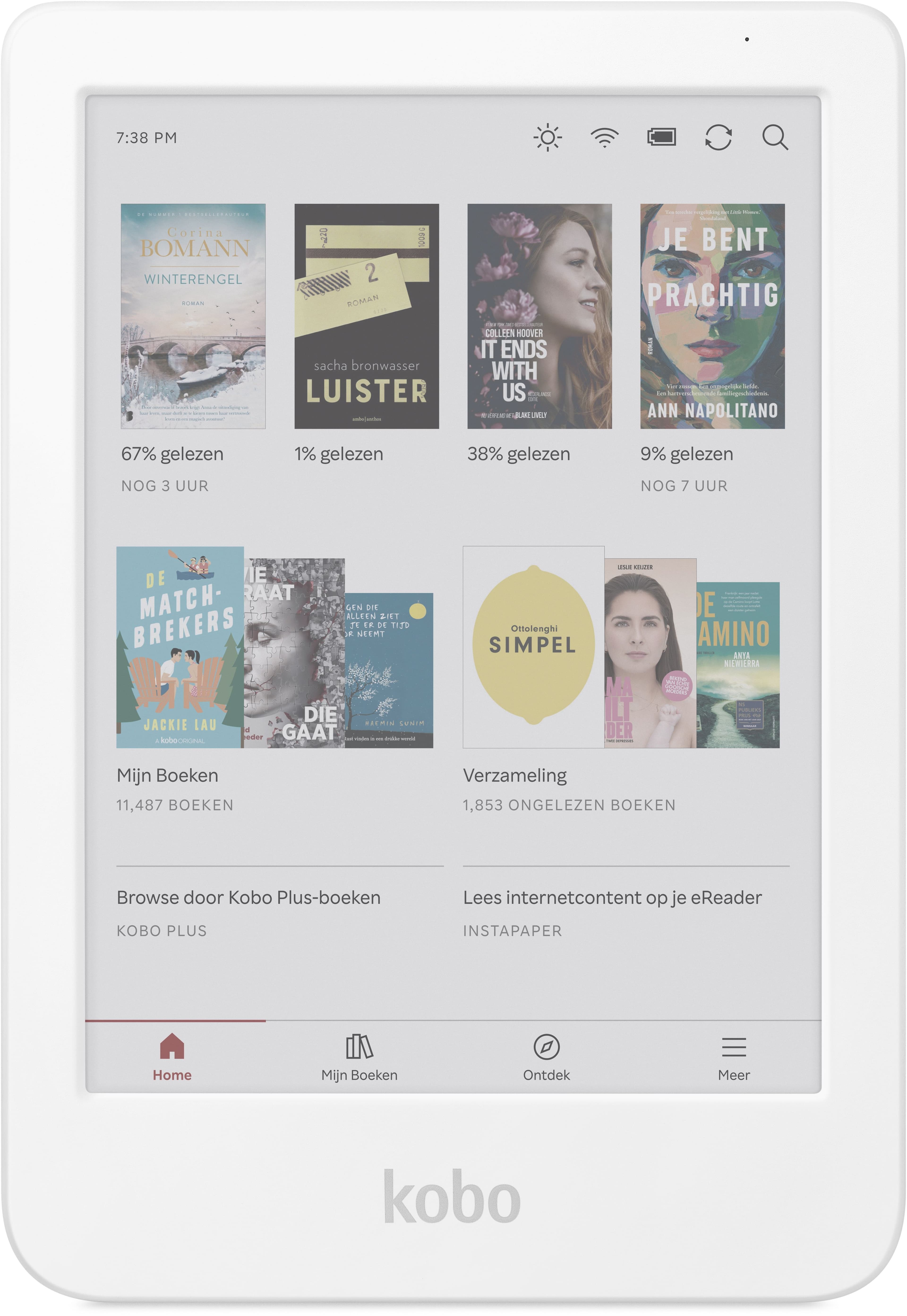 Kobo Clara Colour - E-reader - 6" E Ink Kaleido™ 3 - Wit