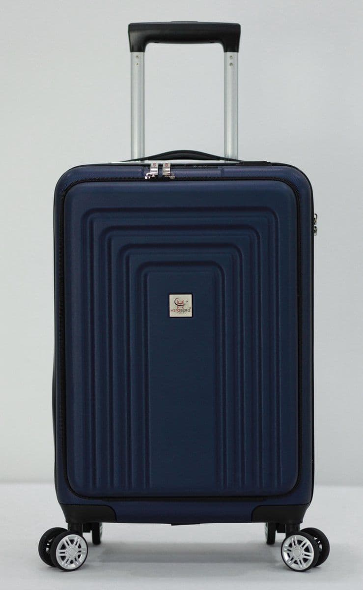 Herzberg Travel HG-8065BLU - Cabin Bag - Hardcase - 57-67 cm - Blauw
