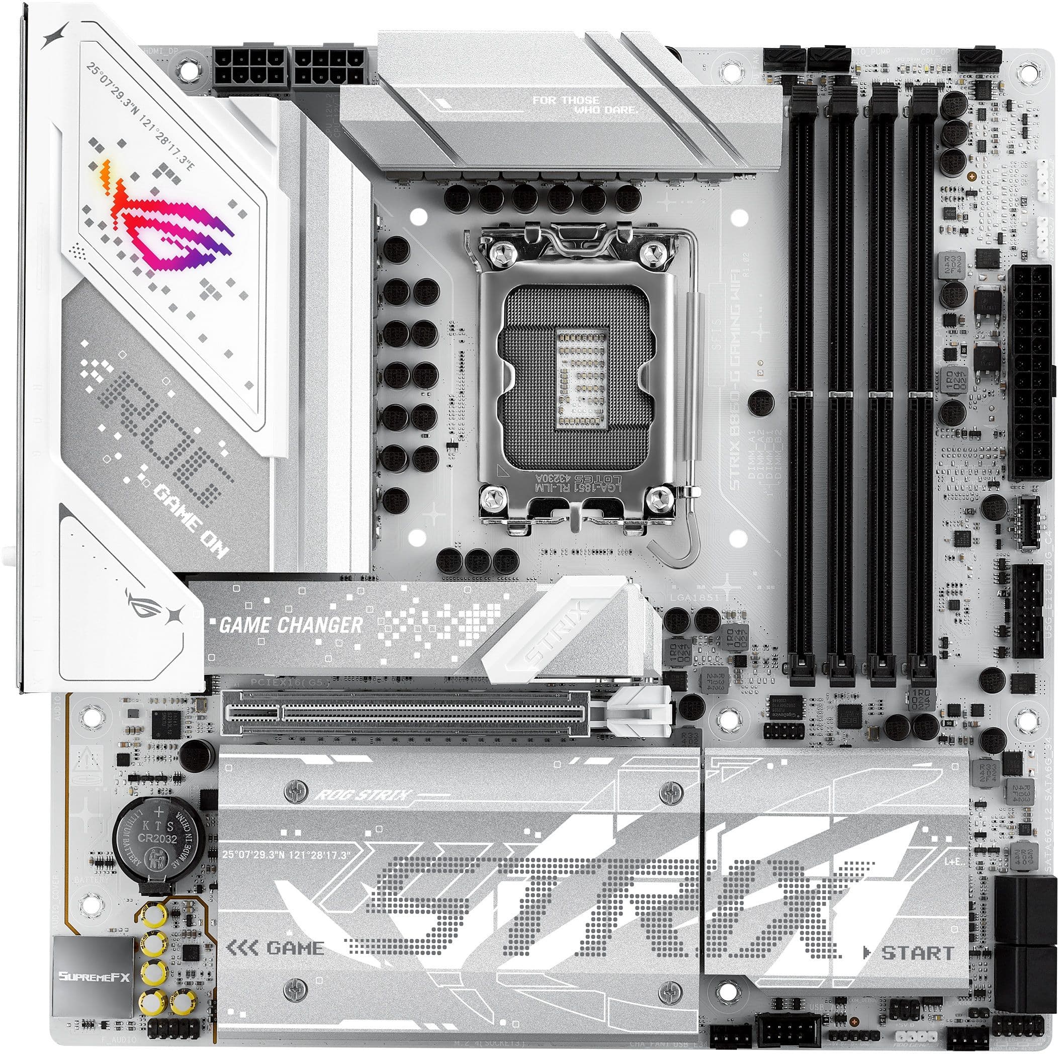 ASUS ROG Strix B860-G - Micro-ATX Moederbord - WiFi 6E - DDR5 Geheugen ondersteuning