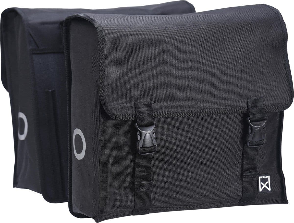 Willex - Dubbele Tas - XXL - Waterafstotend - 46 liter - Zwart