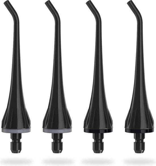 Bintoi® iSonic F500 - Waterflosser Opzetstukjes - 4 Jet Tips - Kleur: Wit/Rood/Blauw/Groen (4)