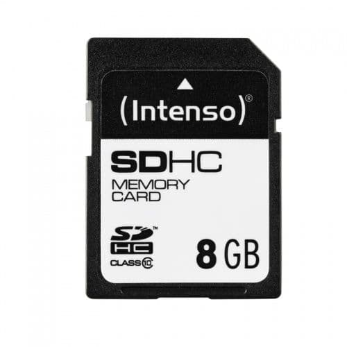 Intenso SDHC Class 10 - Geheugenkaart 8GB - Leessnelheid 20MB/s - Schrijfsnelheid 12MB/s