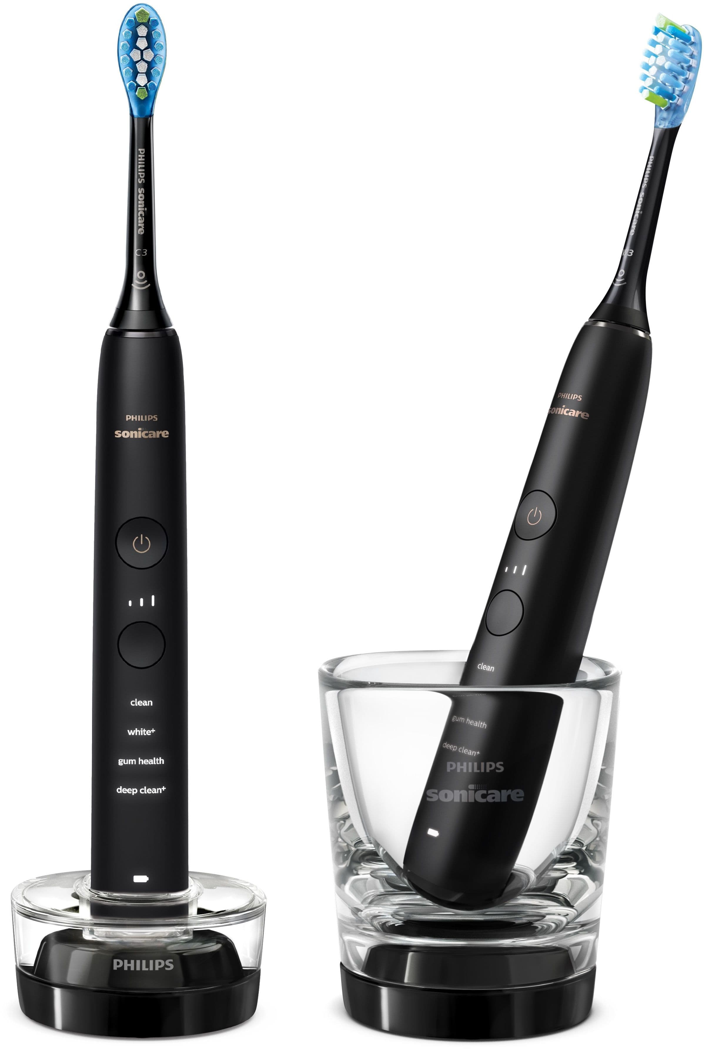 Philips DiamondClean 9000 - Sonische elektrische tandenborstel - 4 poetsstanden - Zwart
