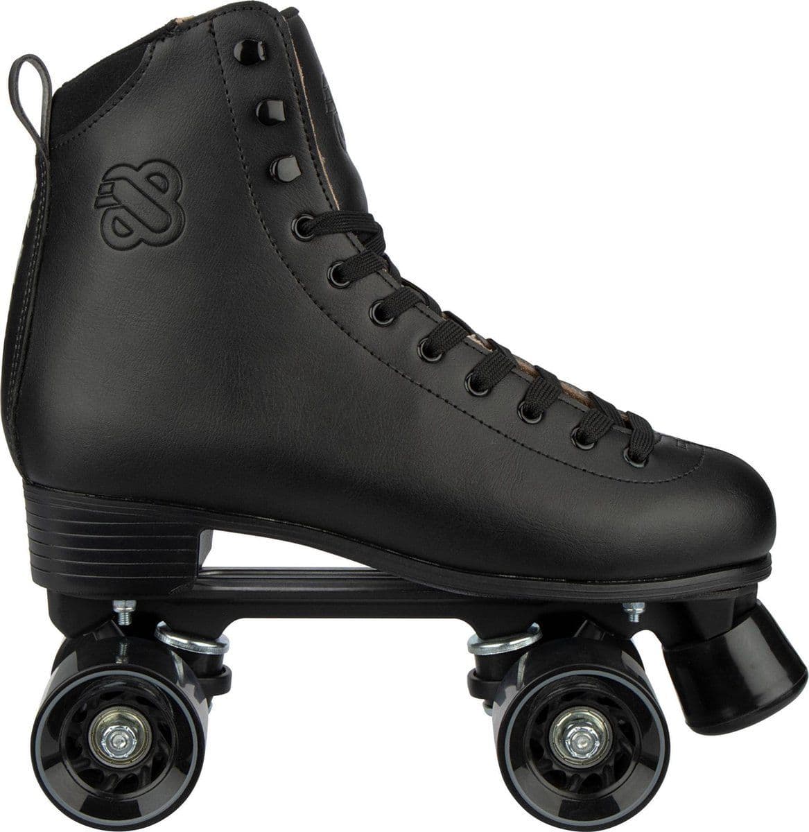 Nijdam Ramblin' Roller - Rolschaatsen - PU lederen - Zwart - Maat 39