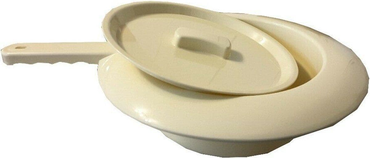 Able2 - Bedpan kunststof - Diameter 31 cm - Inhoud 2 liter