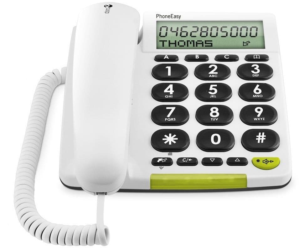 Doro PhoneEasy 312cs - DECT telefoon - Extra grote toetsen - HAC geschikt