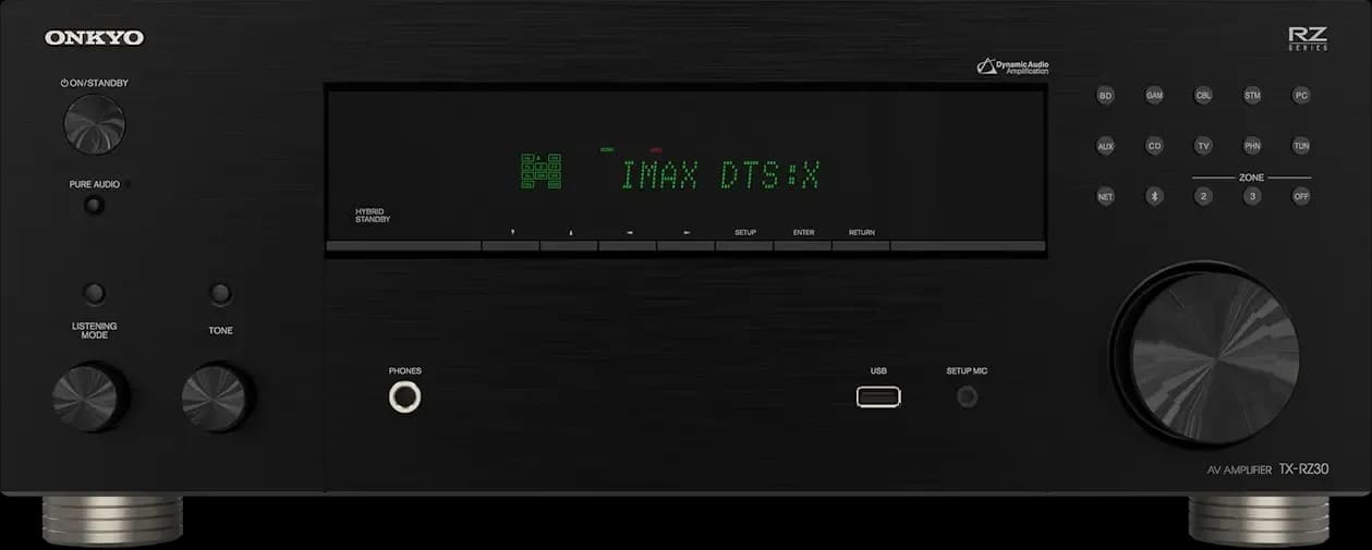 Onkyo TX-RZ30 - 9.2-kanaals AV-ontvanger - Dirac Live Dolby Atmos THX gecertificeerd