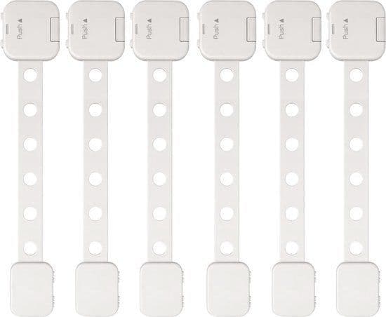 Nuvance Kinderslot Kastjes - Kinderbeveiliging - Eenvoudige installatie - 6 stuks (6 stuks)