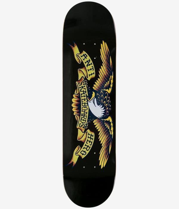 Anti Hero - Team Classic Eagle - Skateboarddeck 8.125" - Turquoise (zwart)