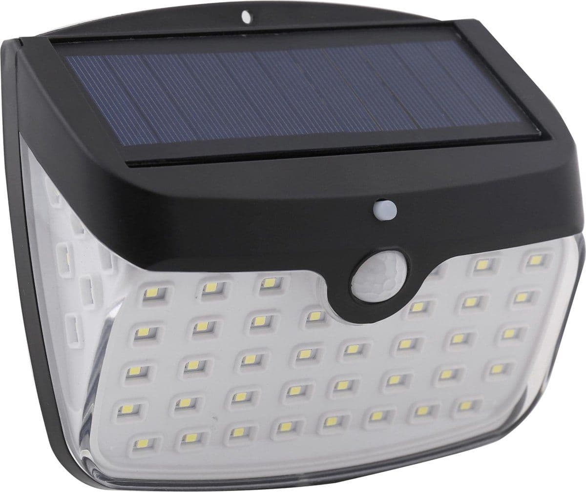 LED Solar Wandlamp - Bewegingssensor - 50 SMD LEDs - 6000K