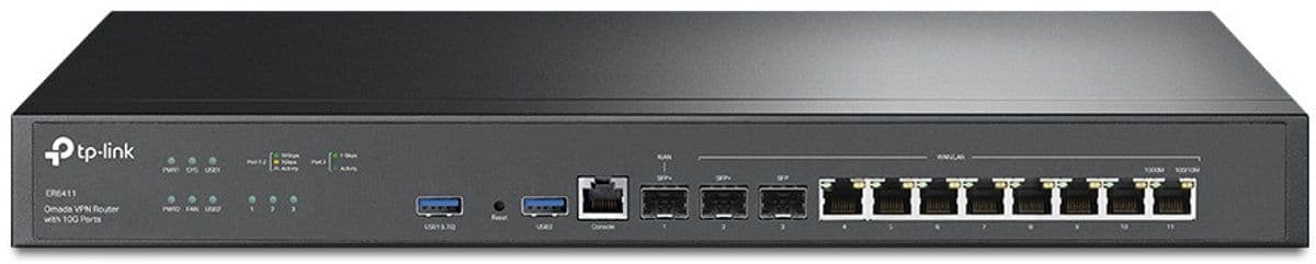TP-Link ER8411 - Omada VPN Router - 10G Poorten