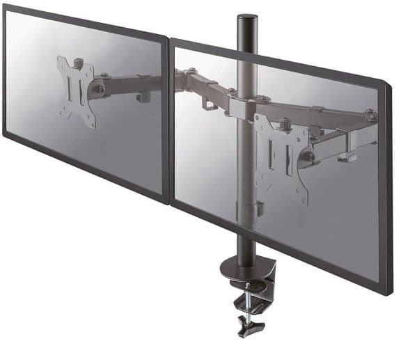 Neomounts FPMA-D550DBLACK - Monitorarm - Voor 2 schermen t/m 32" - Zwart