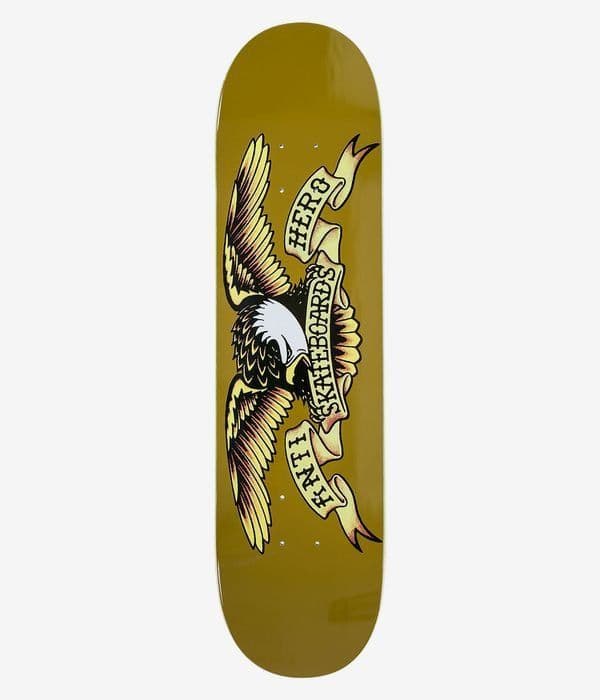 Anti Hero - Team Classic Eagle - Skateboarddeck 8.06 - Mosterd geel / Fel blauw