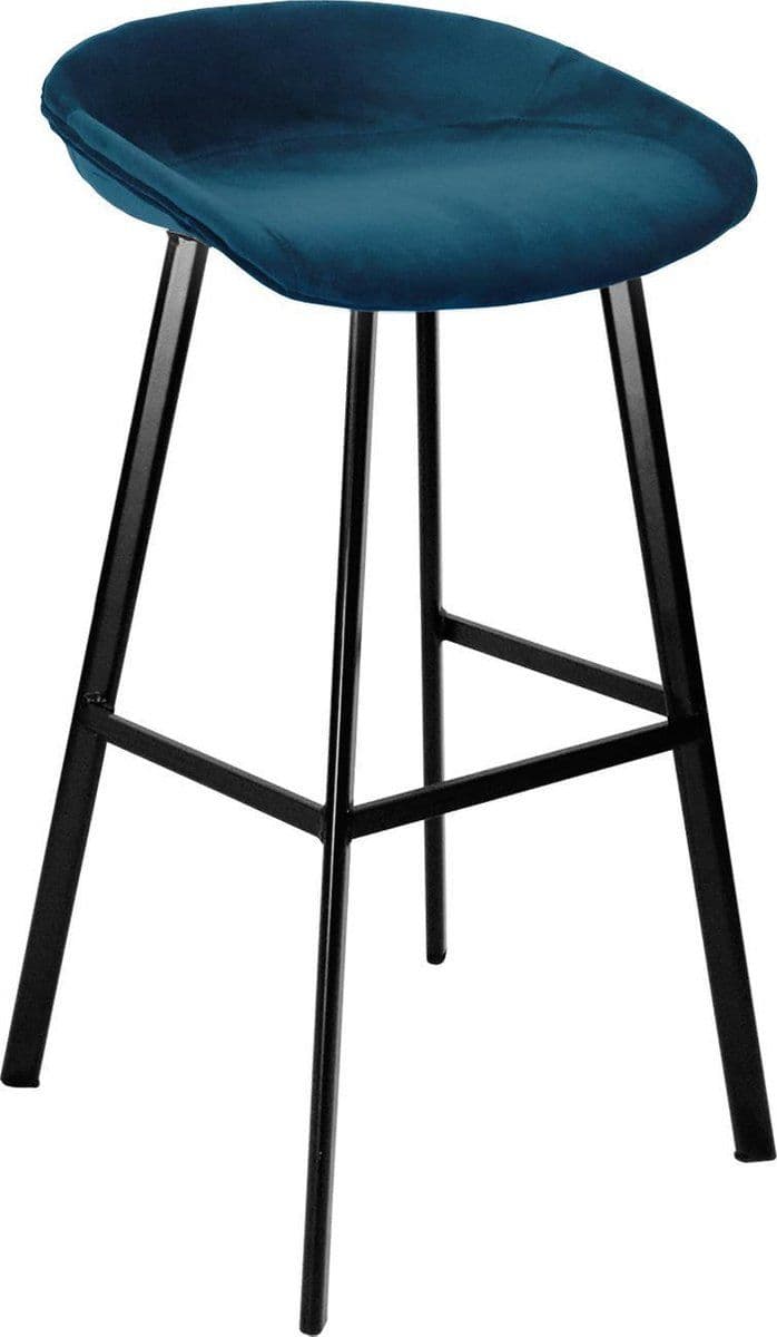 Kick Barkruk Finn Laag - Donker Blauw