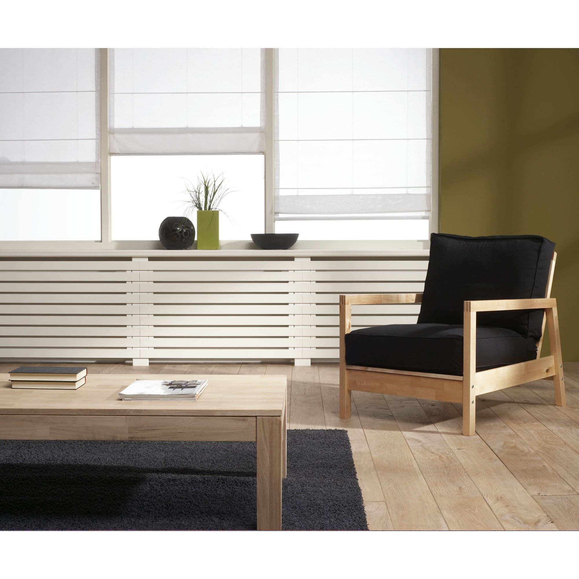 CanDo Burton - Radiatorpaneel - 60x80 cm - Wit MDF
