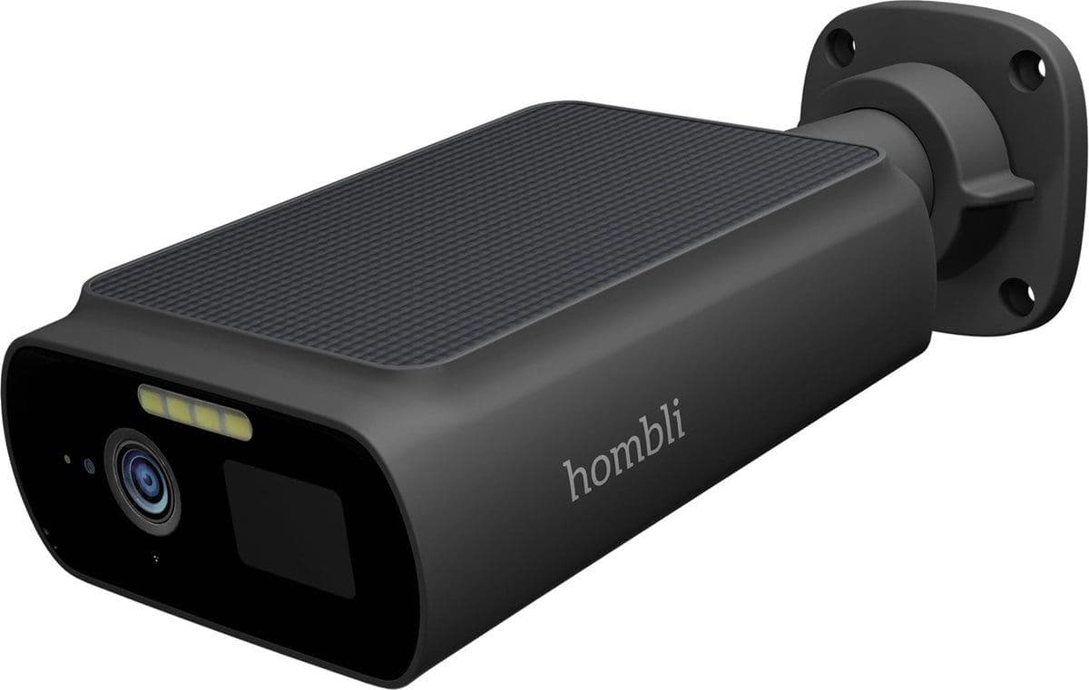 Hombli Solar Cam 2K - Beveiligingscamera - Zonne-energie - Gekleurd nachtzicht - Wit