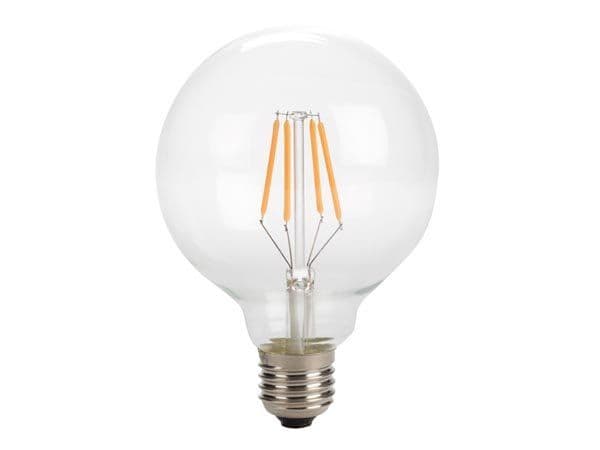 Retro LED-gloeilamp - G95 - 4 W - E27 - 2200 K - intens warmwit