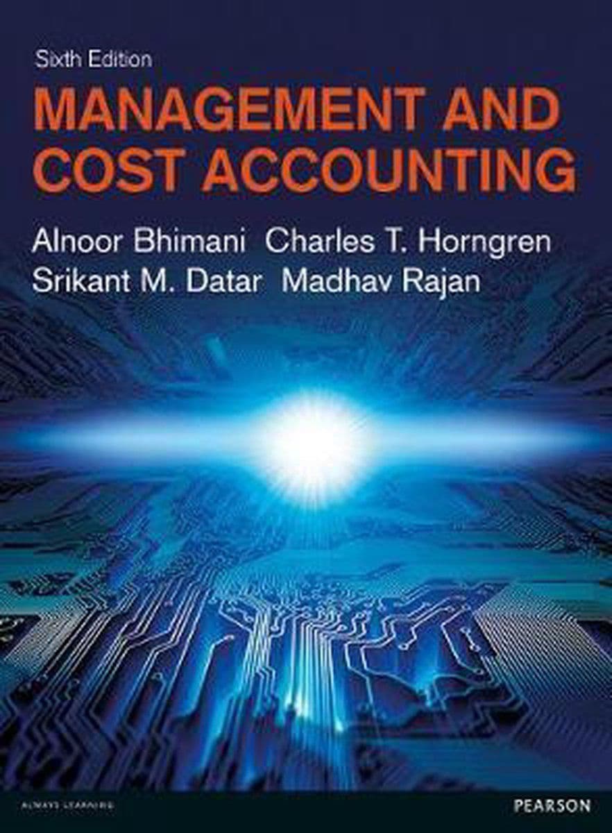 Management & Cost Accounting - Paperback - 6e editie - 888 pagina's
