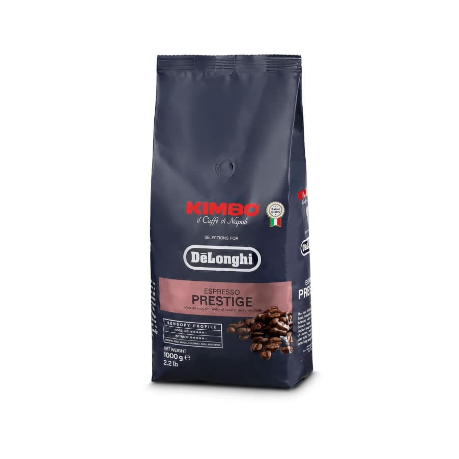De'Longhi De'Longhi Kimbo voor De'Longhi, Prestige 65% Arabica 35% Robusta, 1kg DLSC615
