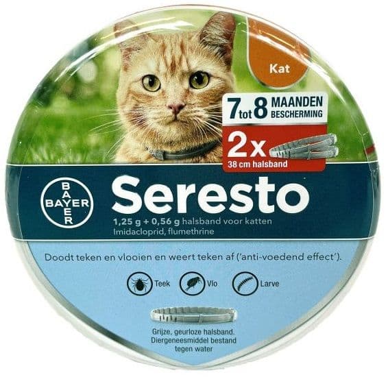 Seresto - Vlooien / tekenband kat
