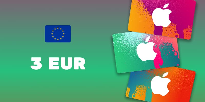 Apple iTunes Gift Card 3 EUR