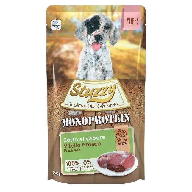 STUZZY Monoprotein Puppy Veal - nat hondenvoer - 150 g