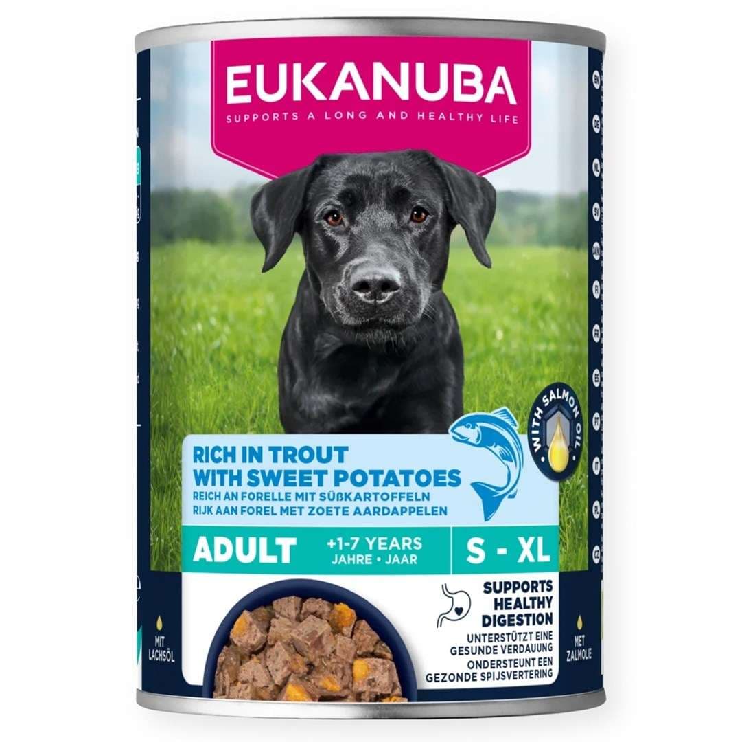 EUKANUBA Life Care Rich in trout and sweet potatoes - natvoer voor honden - 400g
