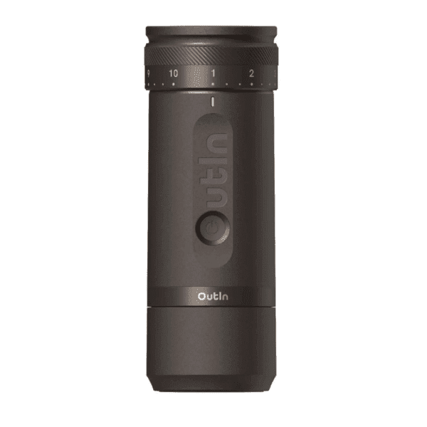 OutIn - Fino Draagbare Elektrische Koffiemolen | 28 Maalgraadinstellingen | USB-C Oplaadbaar | 38 mm Conische Molens