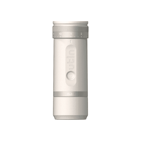OutIn - Fino Draagbare Elektrische Koffiemolen | 28 Maalgraadinstellingen | USB-C Oplaadbaar | 38 mm Conische Molens