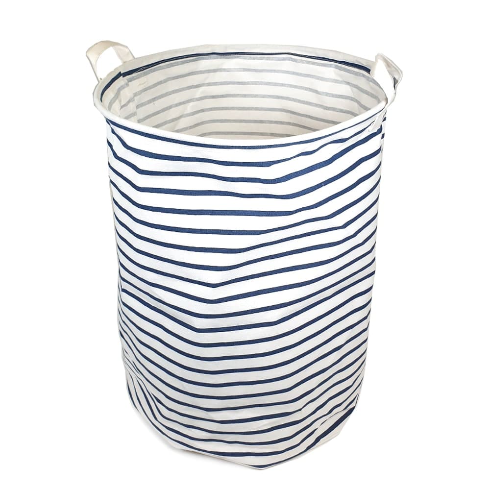 QUVIO Wasmand met handvaten - Stof - 40 x 50 cm