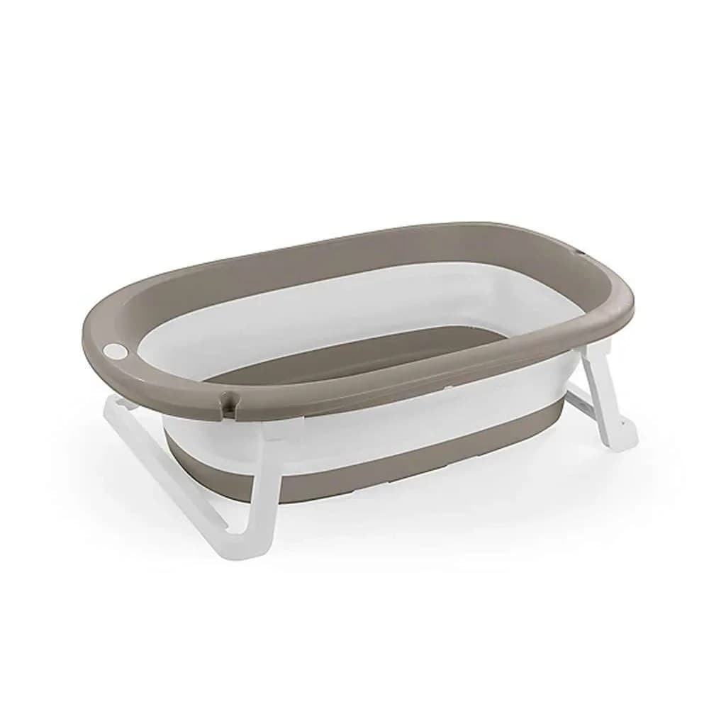 Dolu Baby Opvouwbaar Badje 75.5x46.5x20.5 cm Steengrijs/Wit