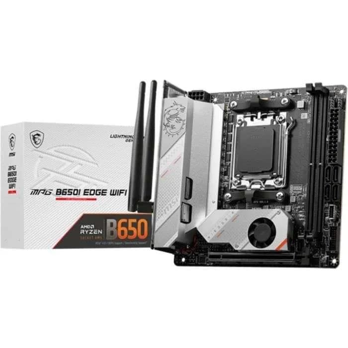 Moederbord - MSI - MPG B650I EDGE WIFI - AM5 - DDR5 - Wi-Fi 6E