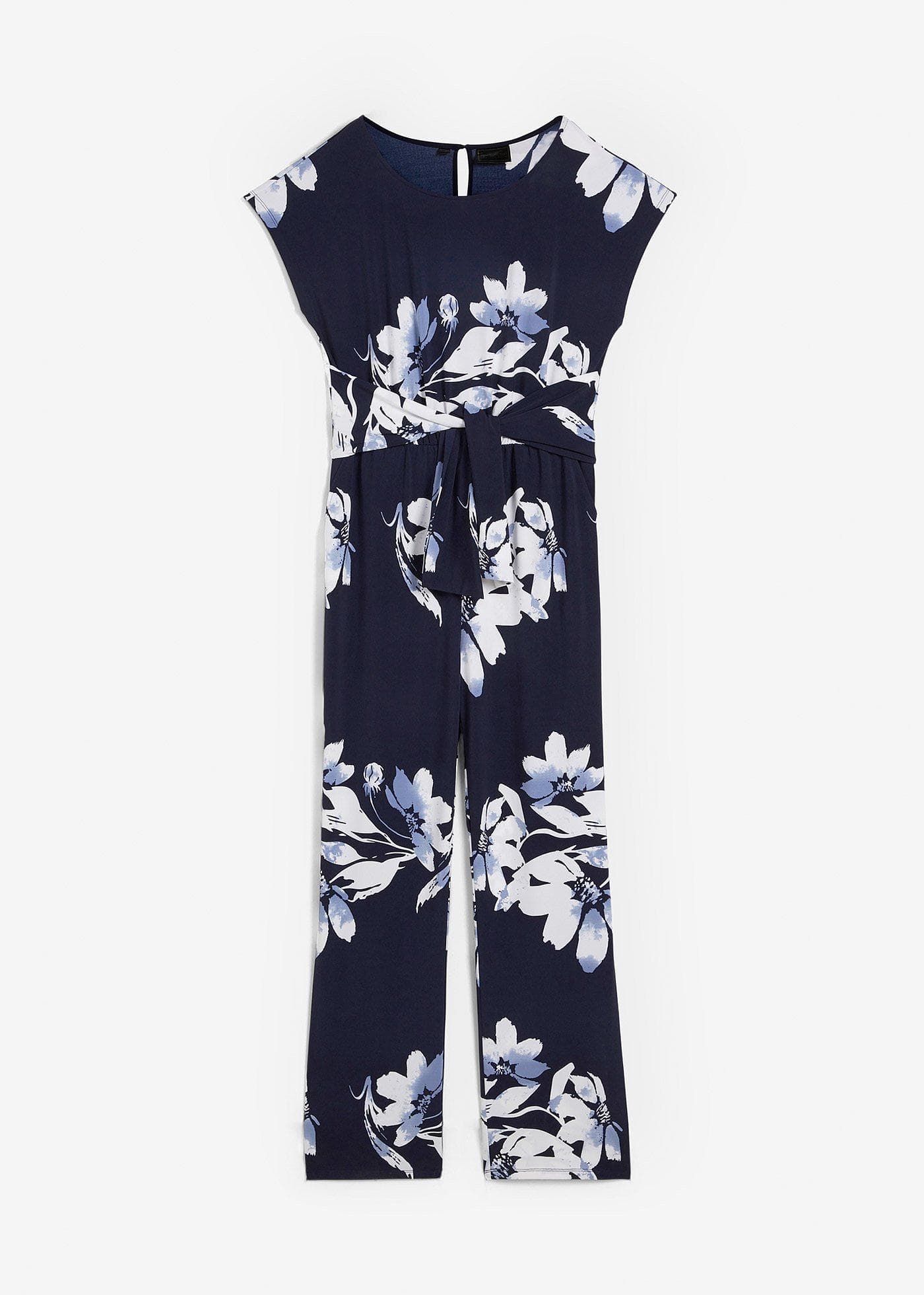Jumpsuit met strikceintuur