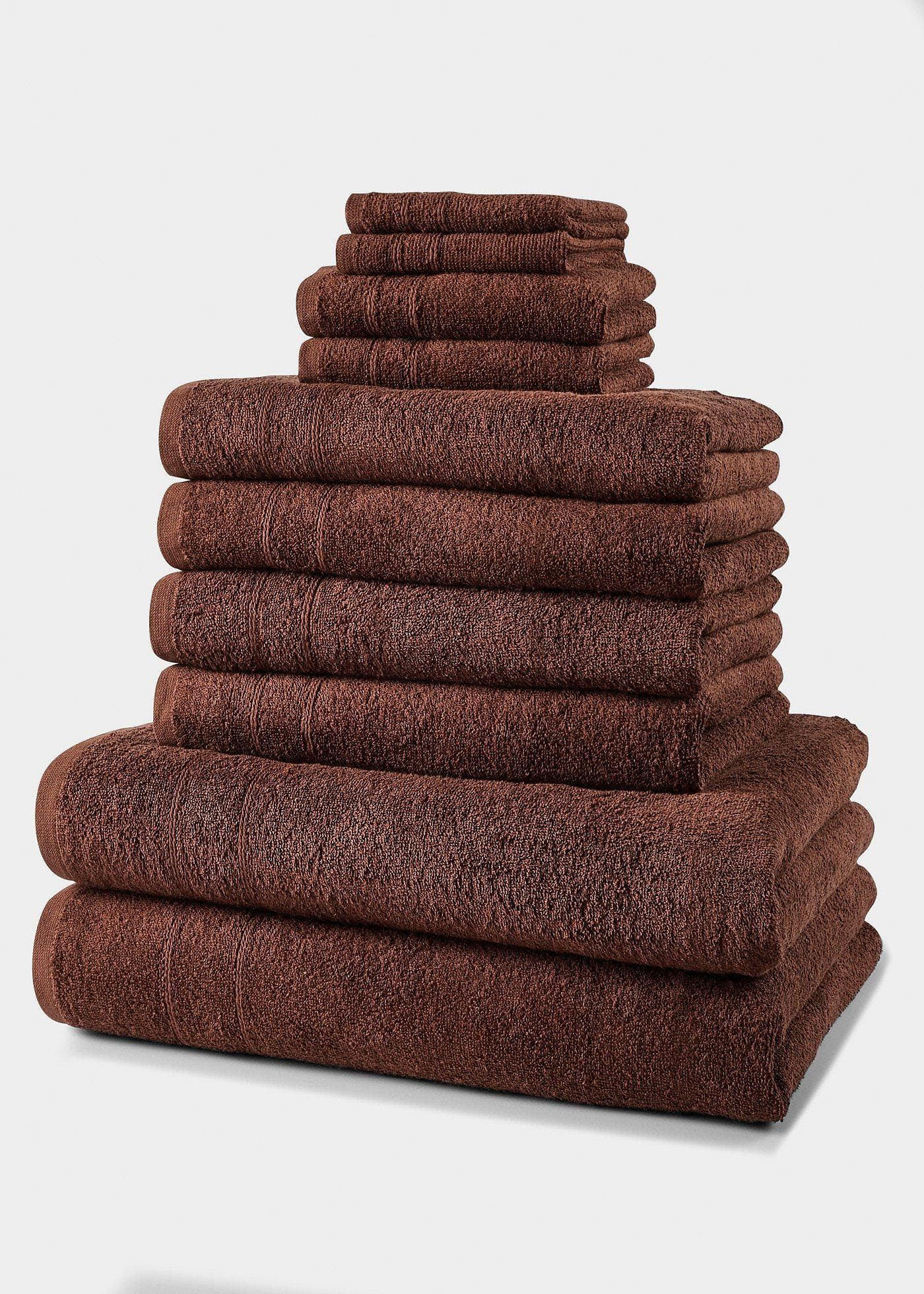 Handdoek van katoen (10-dlg. set)