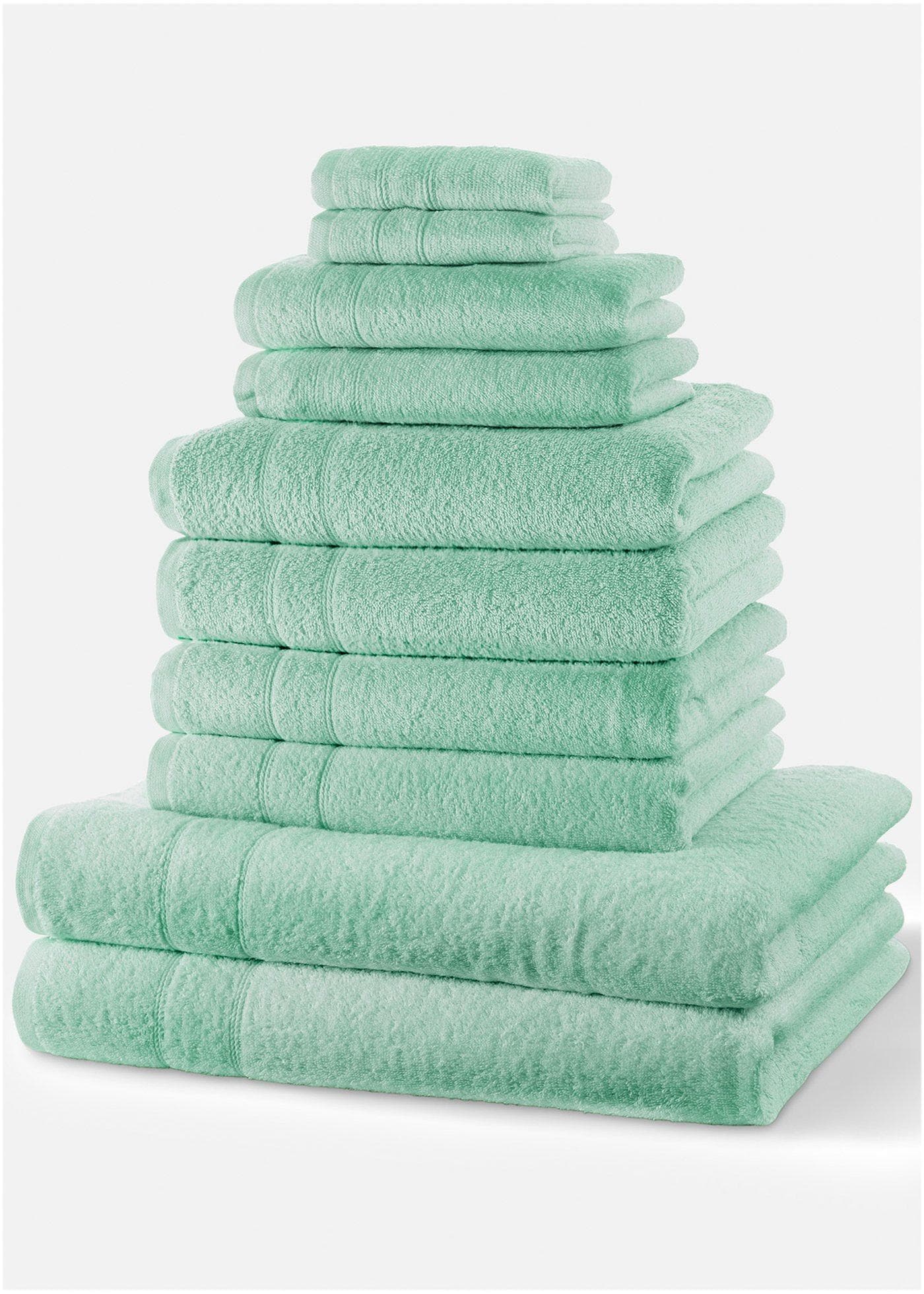 Handdoek van katoen (10-dlg. set)
