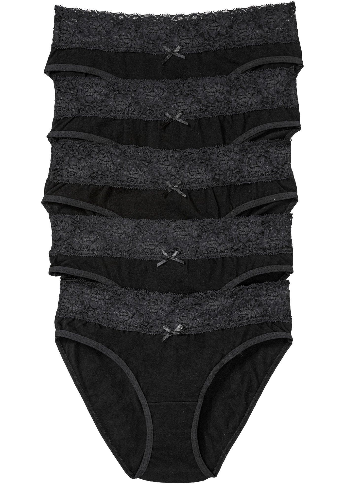 Slip met kant (set van 5)
