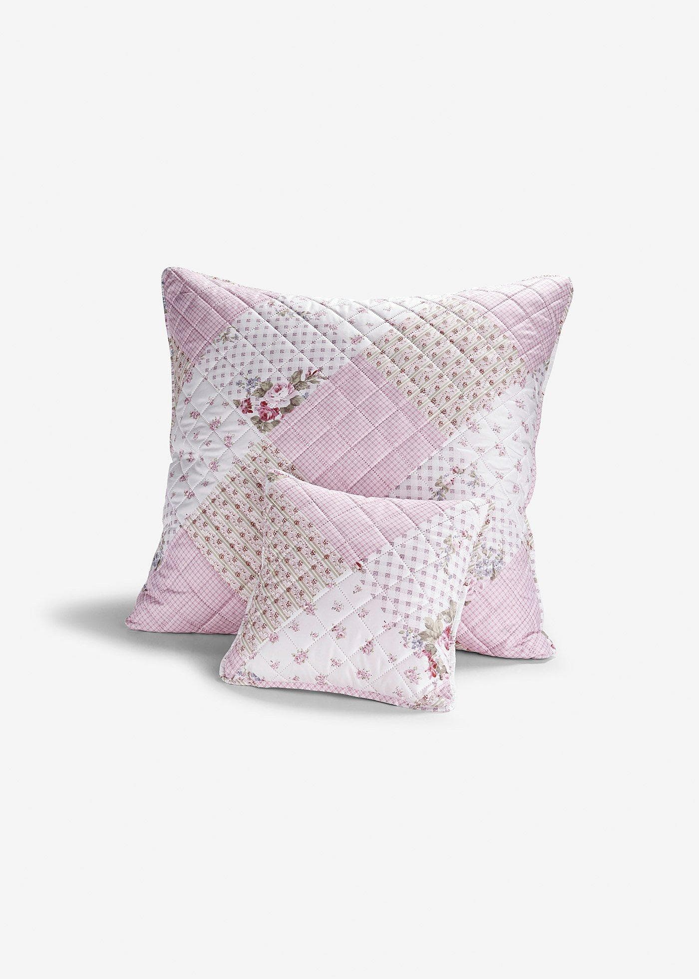 Kussenhoes met rozen (set van 2)