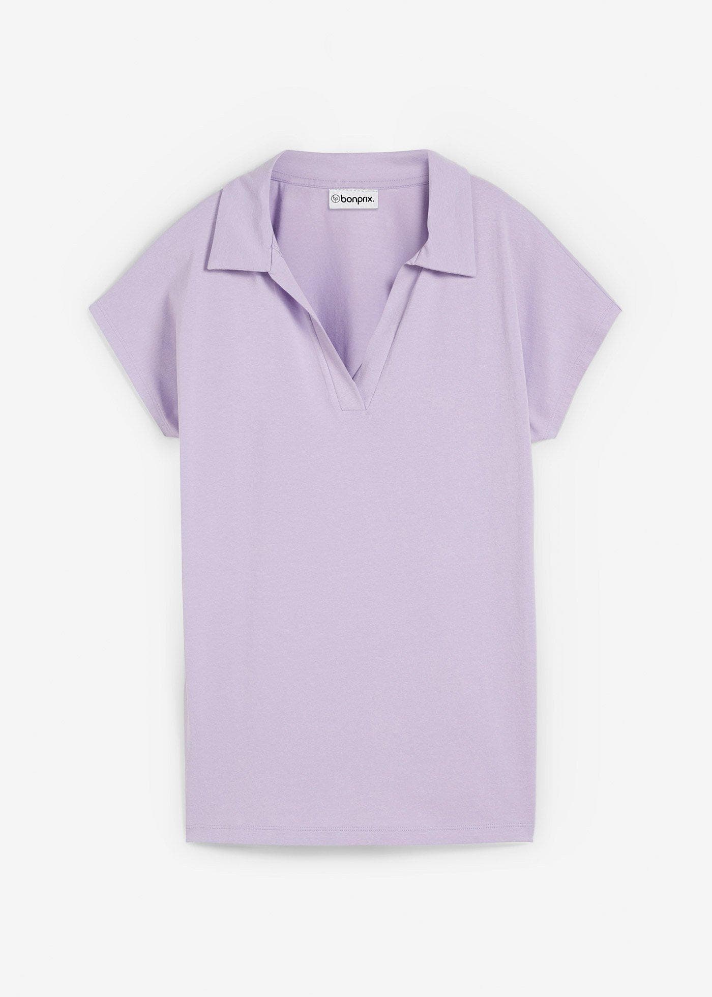 Poloshirt van een elastische katoenmix