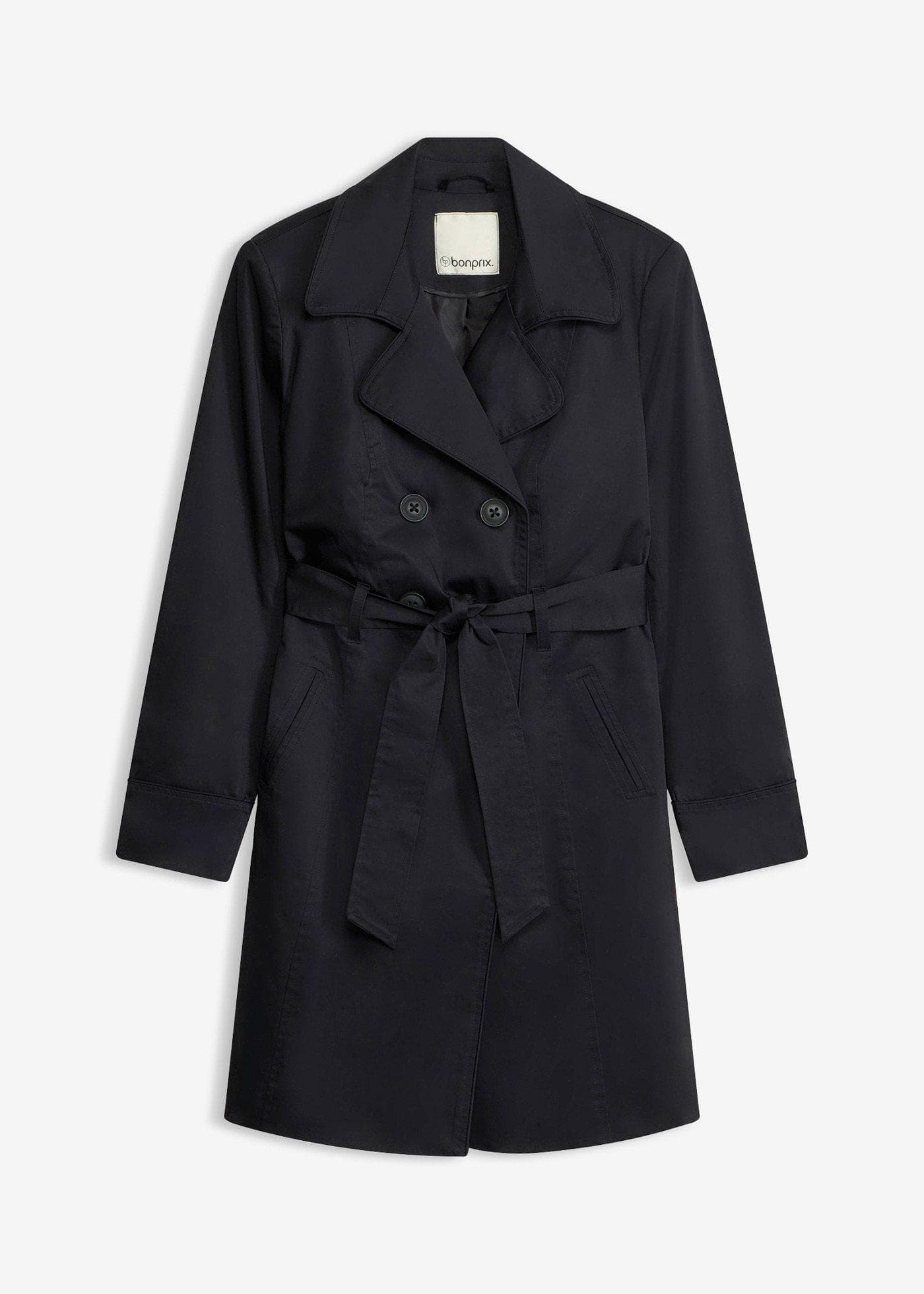 Trenchcoat van katoen