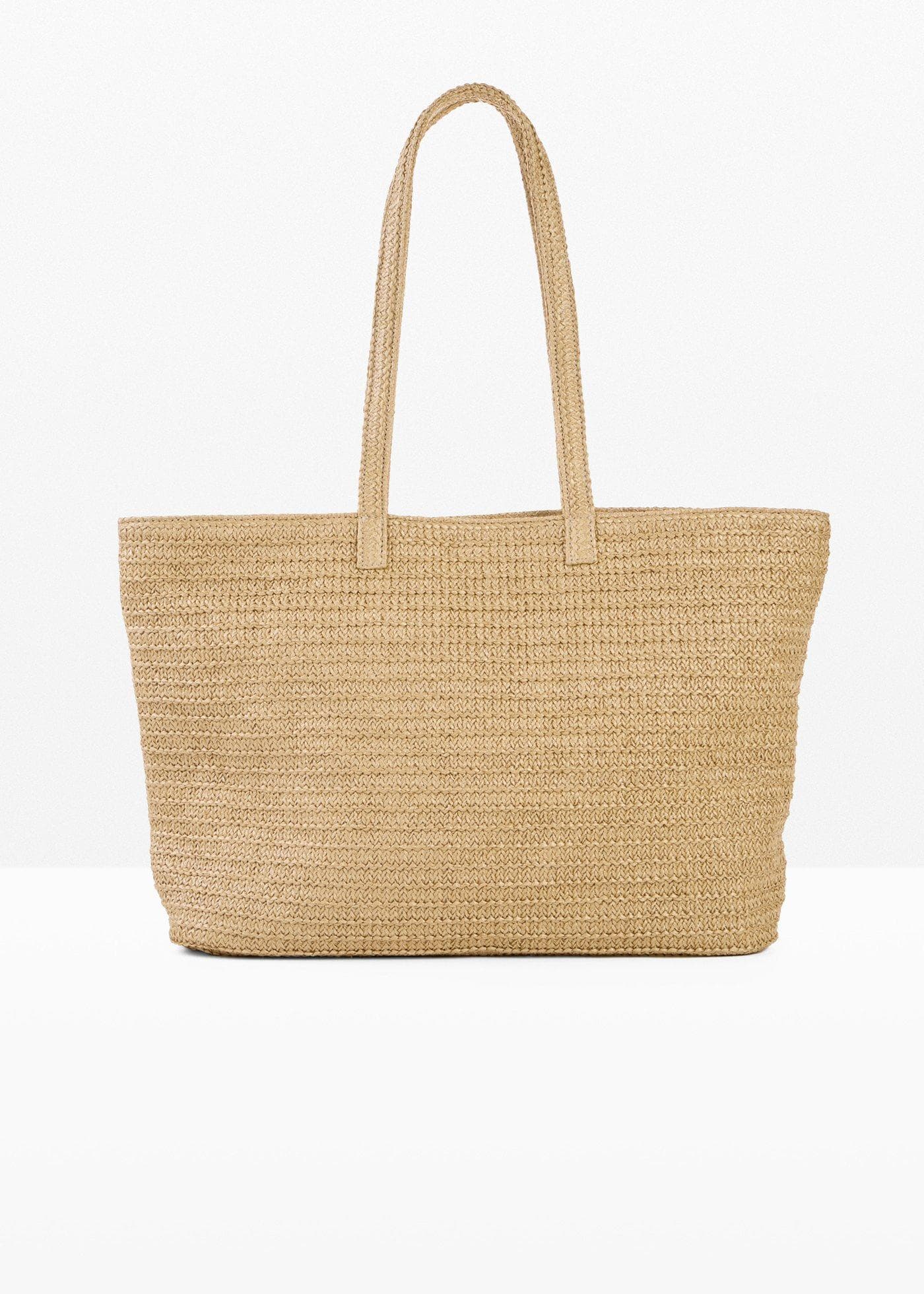 Shopper in rieten look