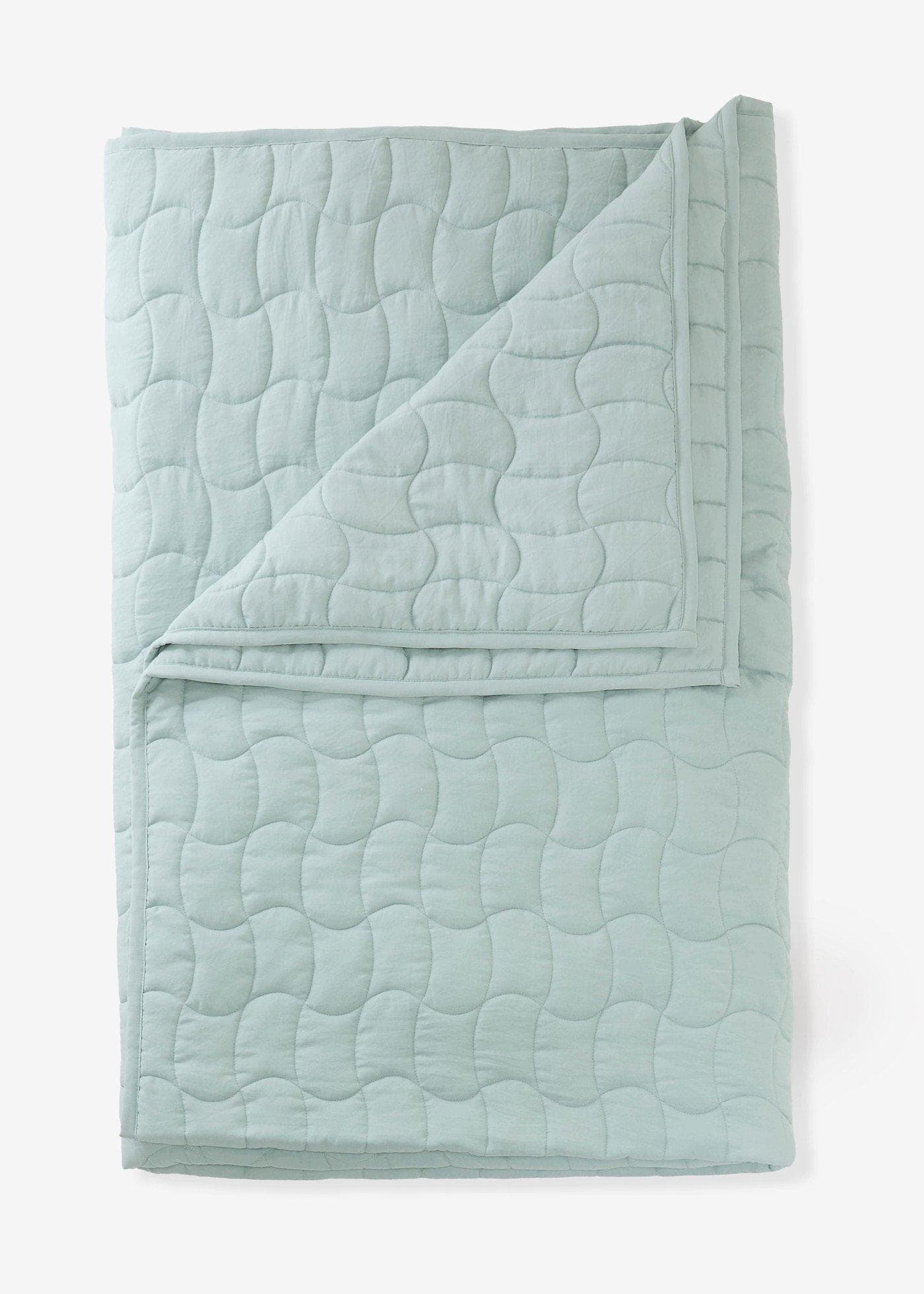Sprei met moderne stiksels