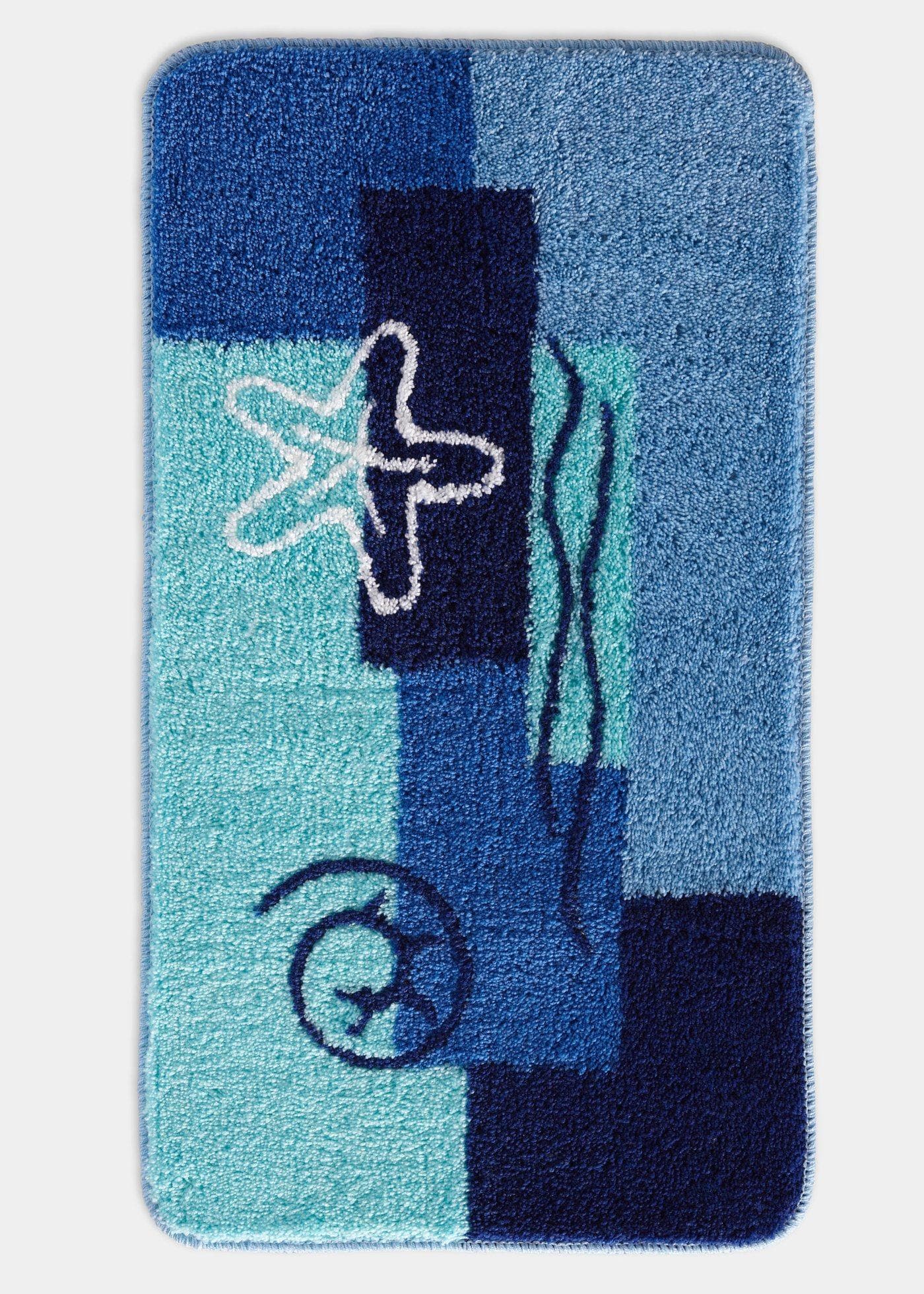 Badmat met maritieme motieven