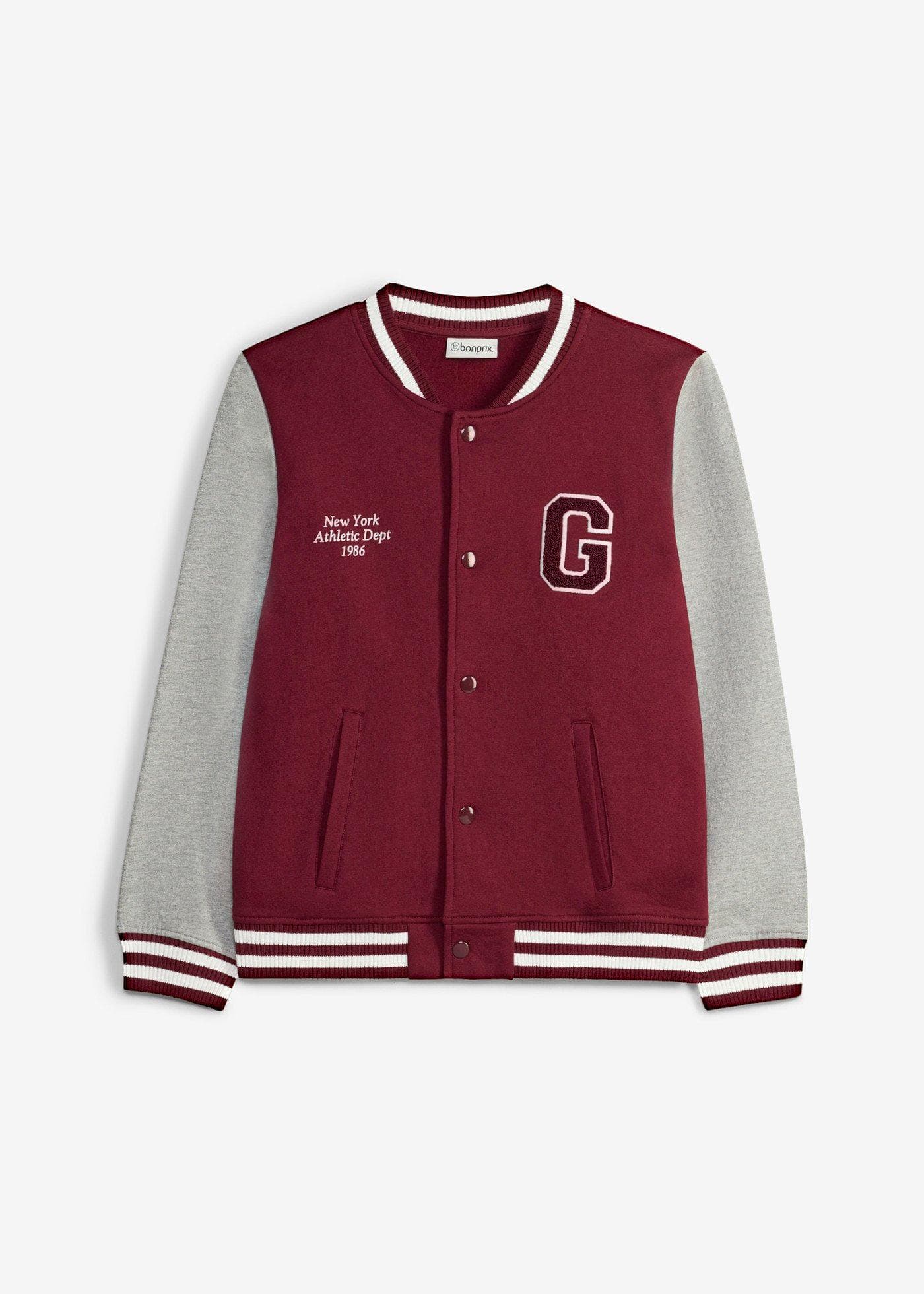 College sweatvest met zacht katoen
