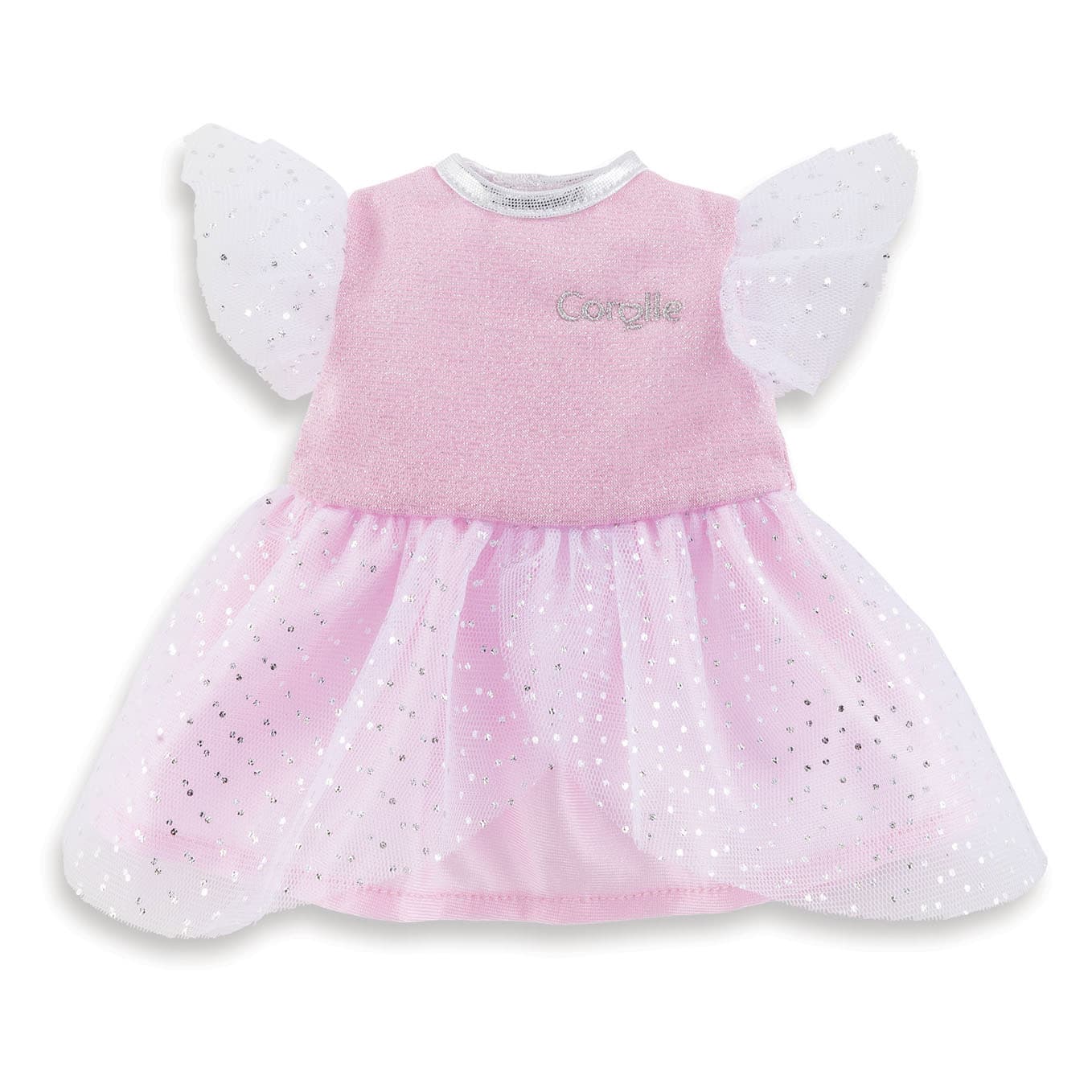 Corolle ma poppenjurk roze met glitters