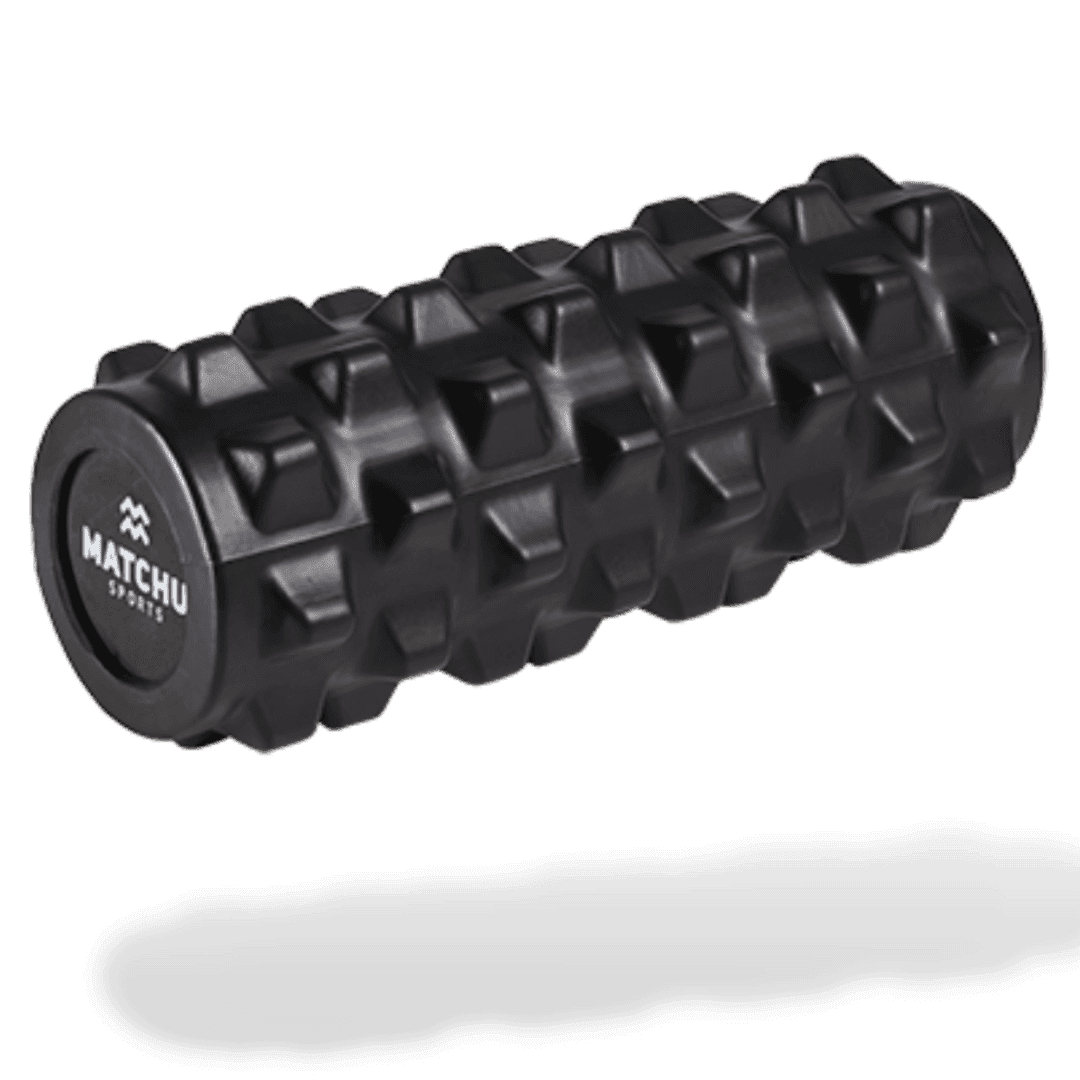 Matchu Sports Foam Roller Extra - Zwart - 31cm - Ø 10cm